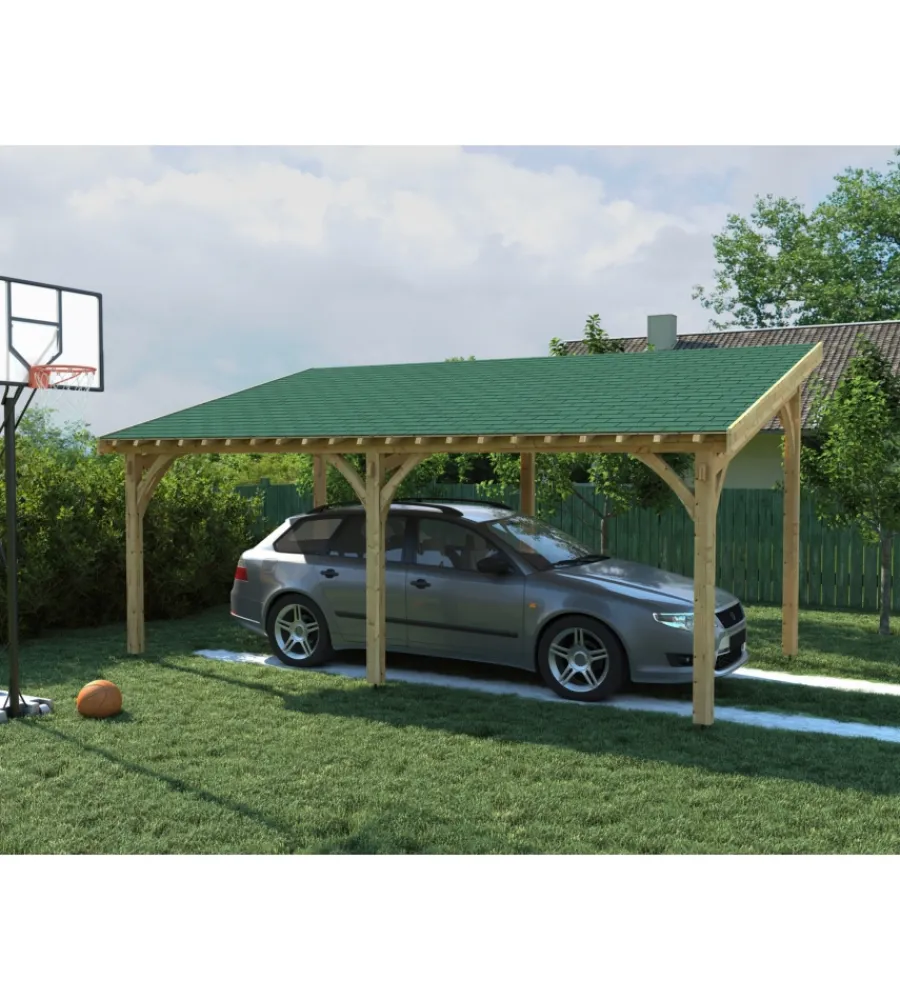 Tegole Ed Accessori-Onduline - tegole bituminose - bardoline rettangolare - verde 2.32mq