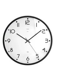 Outlet Orologio da parete "schroder" tondo - nero e bianco - 40cm Decorazione Pareti