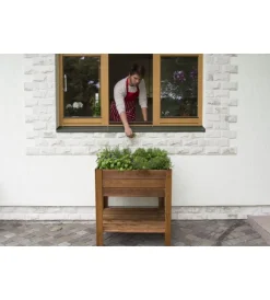 Outlet Orto da esterno in legno apple small, 80x80 cm Coltivazione E Cura