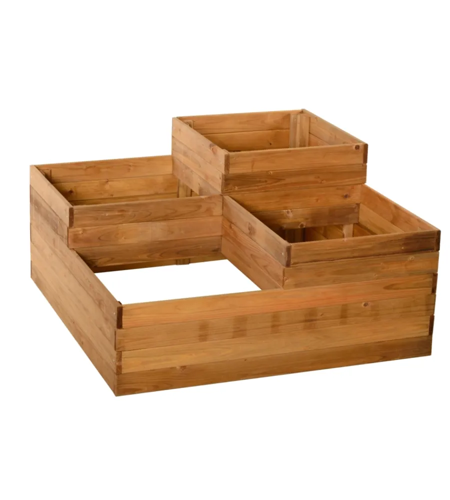 Clearance Orto da esterno in legno four, 90x90 cm Coltivazione E Cura