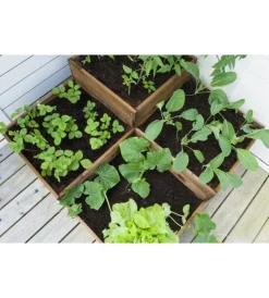 Clearance Orto da esterno in legno four, 90x90 cm Coltivazione E Cura