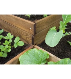 Clearance Orto da esterno in legno four, 90x90 cm Coltivazione E Cura