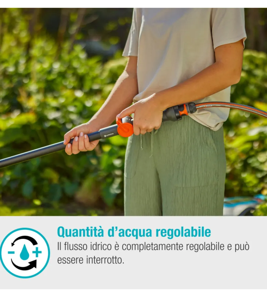 Online Outlet - usato per prova - set manico per pulizia gardena "cleansystem hard" per superfici resistenti Outlet Giardino