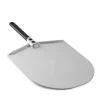 Gimetal Forni Pizza|Pala per pizza "amica" con manico nero 25 cm e testa in alluminio 30 cm