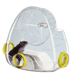 Ferplast Accessori Gabbie|Palestra modulo abitativo con ruota per criceti e piccoli roditori - 32,3x23x26,3 cm