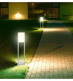 Online Paletto led per esterno bianco 3000k, 10w Illuminazione Per Esterno