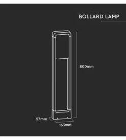 Illuminazione Per Esterno- Paletto led per esterno bianco 6400k, 10w