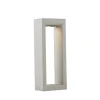 Illuminazione Per Esterno- Paletto "masai"  in cemento bianco 51x20x12 cm, 1xr7s