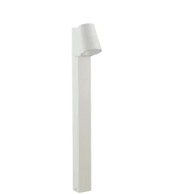 Illuminazione Per Esterno- Paletto "sintesi" alluminio bianco goffrato a led, 390 lm