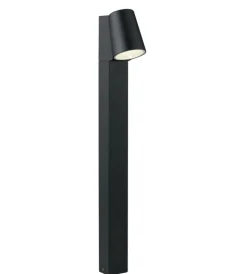 Illuminazione Per Esterno- Paletto "sintesi" alluminio nero goffrato a led, 390 lm