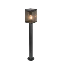 Clearance Paletto solare da esterno nero 3000k ip44, 12x12x80 cm Illuminazione Per Esterno