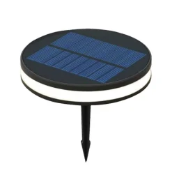 Illuminazione Per Esterno- Paletto solare da giardino con picchetto 2w 3000k ip44, 15,5x4,1x20 cm