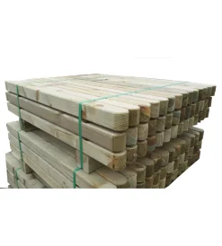 Reti, Recizioni E Cancelli Per Giardino|Palo da esterno arrotondato in legno di pino 7x7x120 cm