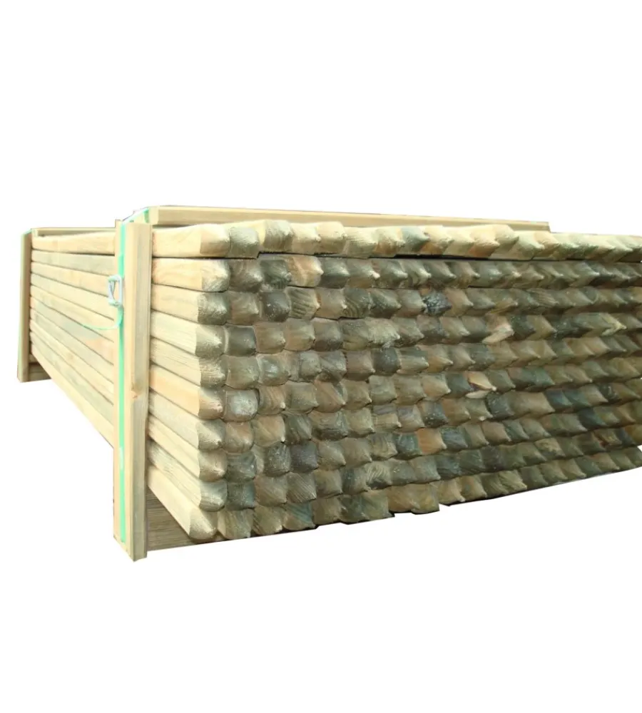 Reti, Recizioni E Cancelli Per Giardino- Palo da esterno con punta 2,8x2,8x200 cm