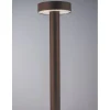 Illuminazione Per Esterno- Palo da giardino "underwood" corten 70x21 cm, 4xg9
