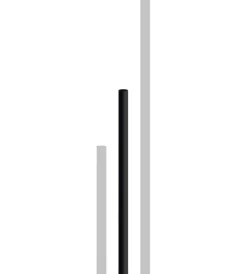 New Palo in abs per globo, h 100 cm Illuminazione Per Esterno
