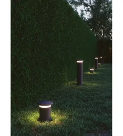 Illuminazione Per Esterno- Palo led "bitt" antracite 27,5x20,9 cm , 10w