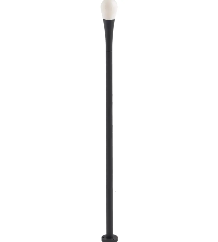 Illuminazione Per Esterno- Palo led "drop" in alluminio h74 cm, 1xg9
