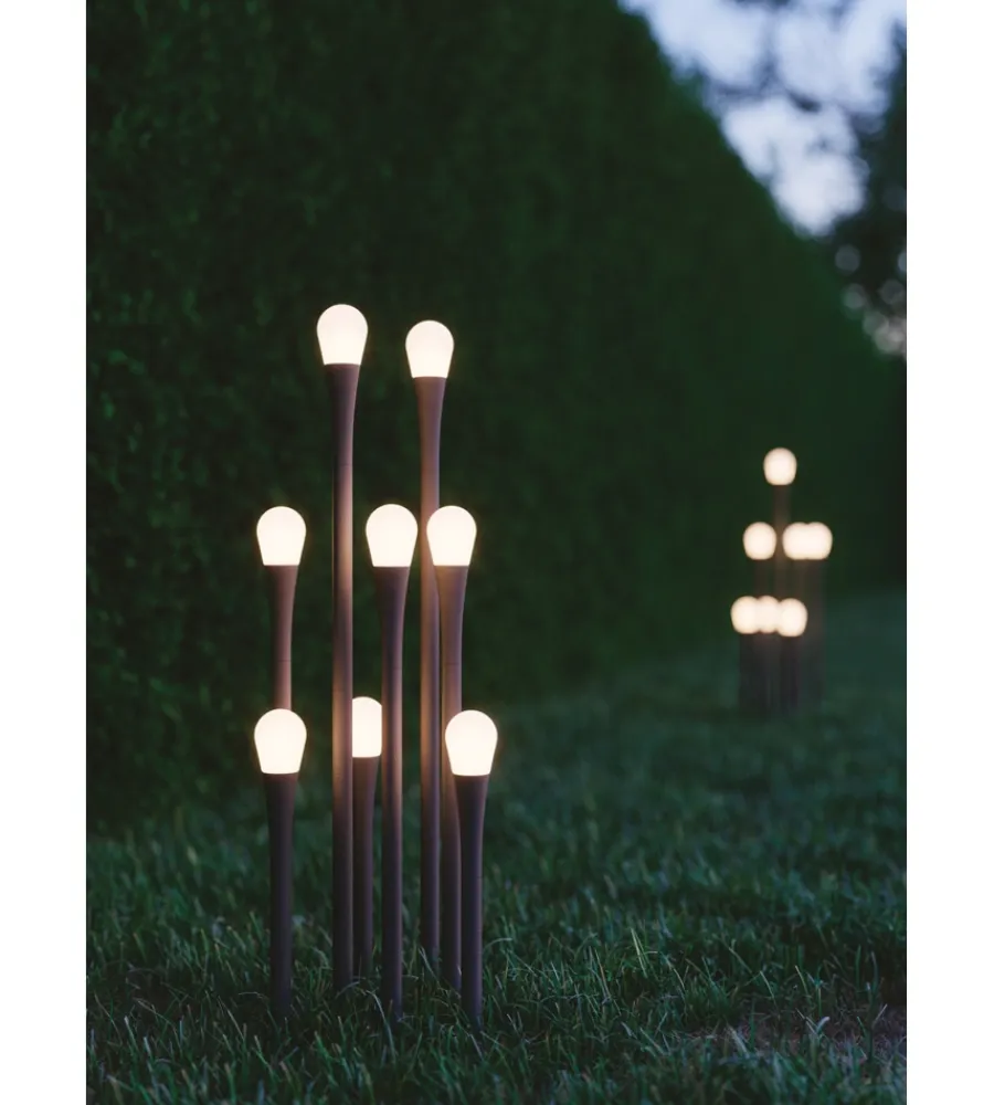 Illuminazione Per Esterno- Palo led "drop" in alluminio h74 cm, 1xg9
