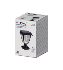 Hot Palo led solare da esterno vtac nero 3000+6000k Illuminazione Per Esterno