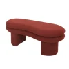 Clearance Panca "onda" mattone 106x43x43 cm Poltrone E Pouf