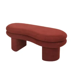 Clearance Panca "onda" mattone 106x43x43 cm Poltrone E Pouf