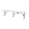 Best Panca pieghevole solaria "catering" bianco 183x28x44 cm Mobili Da Giardino E Accessori