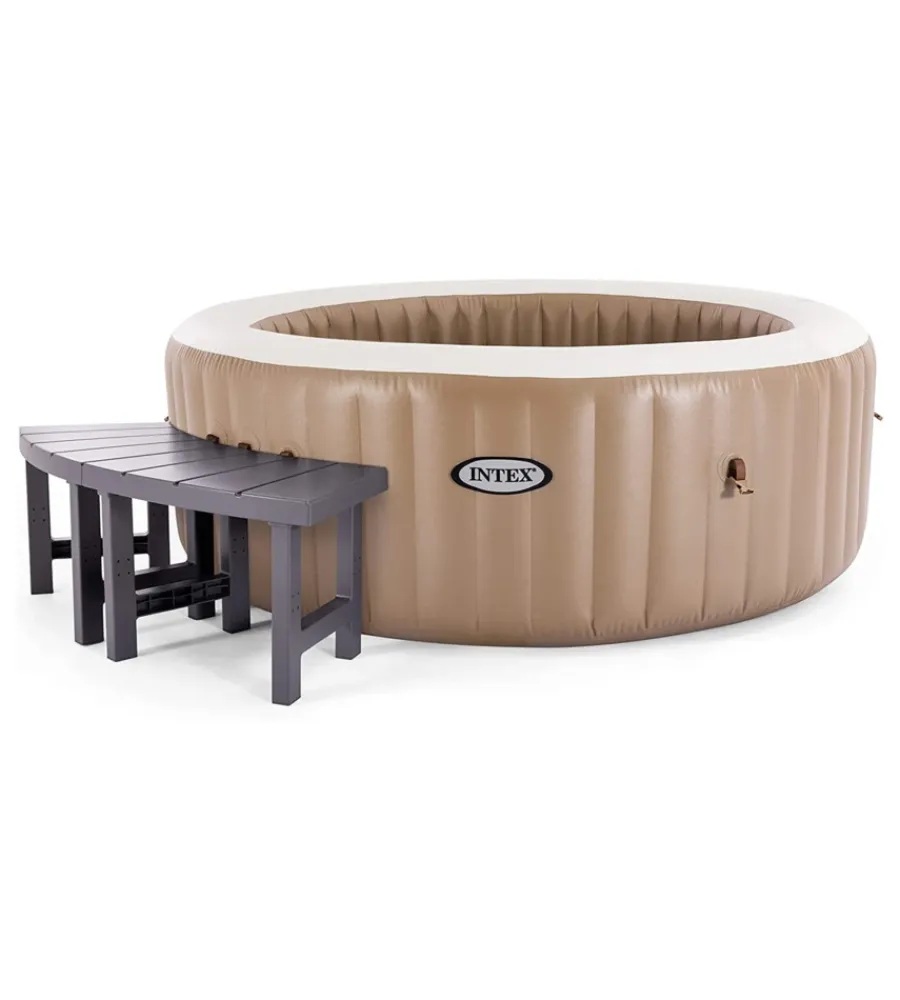 Piscine-Intex Panchina per piscine idromassaggio "purespa" marrone 4 posti - cod. 28514