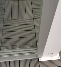 Coperture Per Esterno E Accessori- Pannelli laterali per pergole riviera in vetro temperato lato 4 metri