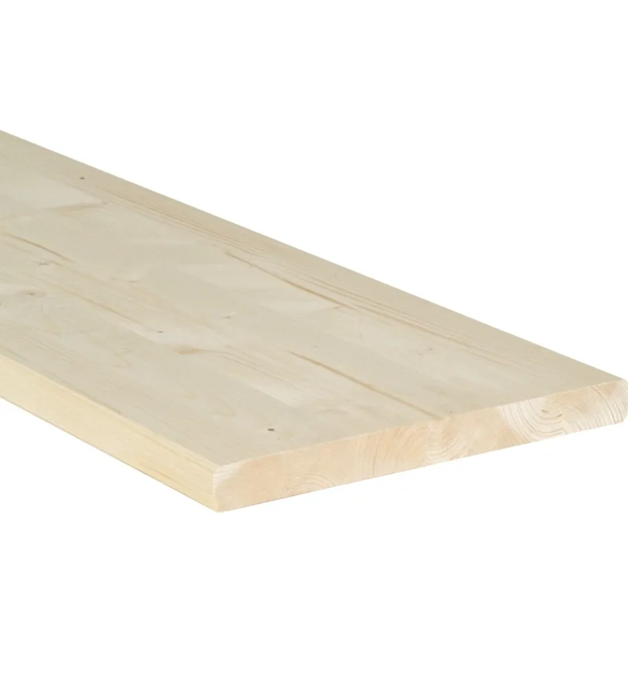Tavole Lamellare Abete-Pircher Pannello in legno lamellare di abete imbustato 28x500x2500 - .