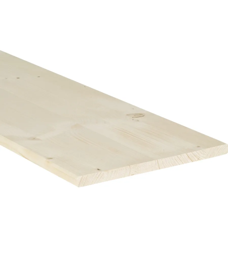 Tavole Lamellare Abete-Pircher Pannello in legno lamellare di abete imbustato 18x600x2000 - .