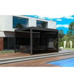 Coperture Per Esterno E Accessori- Pannello laterale avvolgibile per pergole riviera