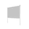 Coperture Per Esterno E Accessori|Pannello laterale avvolgibile per pergole riviera "zip screen" in textilene bianco e grigio lato 3 m