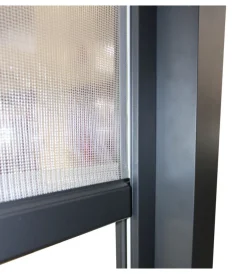 Coperture Per Esterno E Accessori|Pannello laterale manuale elica garden per pergola bioclimatica in pvc antracite lato 3 mt