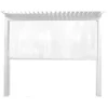 Coperture Per Esterno E Accessori|Pannello laterale manuale elica garden per pergola bioclimatica in pvc bianco lato 4 mt