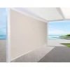 Clearance Pannello laterale oscurante per pergole riviera "screen" in textilene bianco e grigio lato 3 m Coperture Per Esterno E Accessori