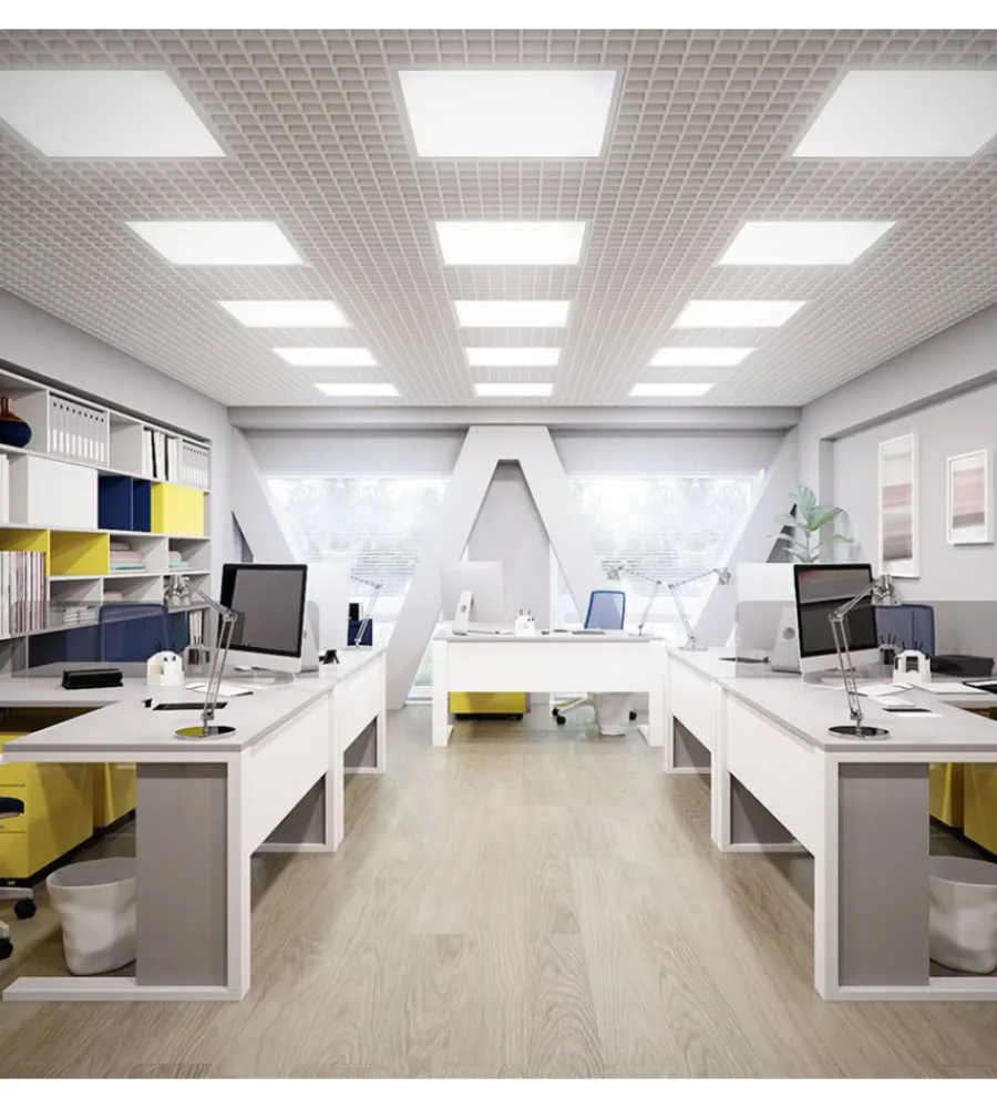 Illuminazione Per Interno- Pannello led 36 w 4000 k 4320 lm con driver incluso, 595x595x33 mm