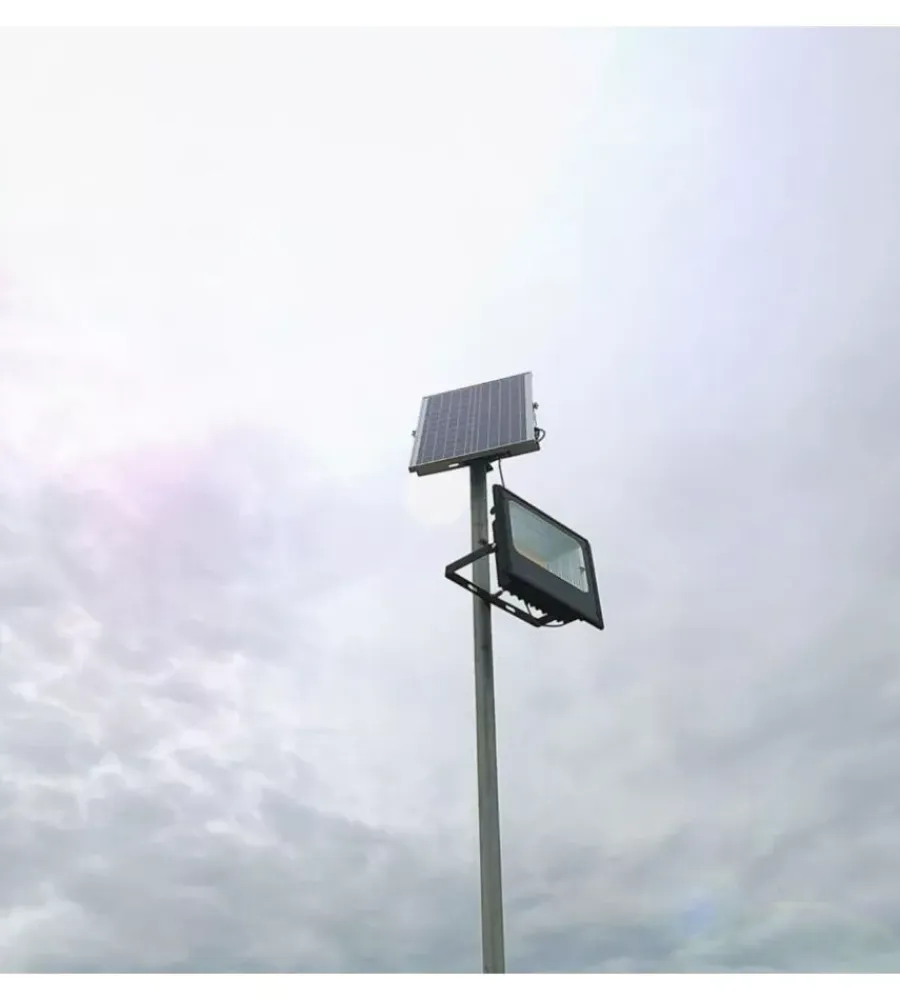 Illuminazione Per Esterno- Pannello led a ricarica solare 12w, 6000k
