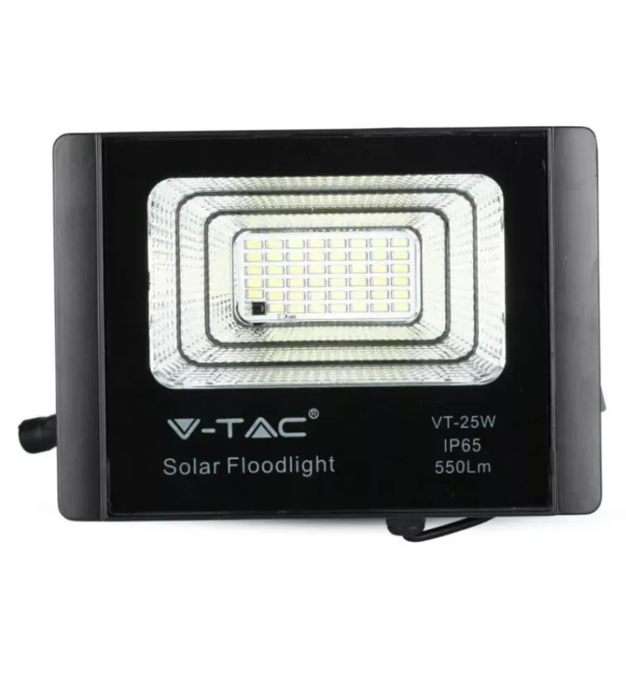 Illuminazione Per Esterno- Pannello led a ricarica solare 12w, 6000k