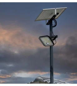 Pannello led con ricarica solare e sensore 10w, 4000k Illuminazione Per Esterno
