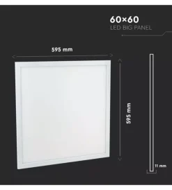 Illuminazione Per Interno- Pannello led 60x60 cm 6400k, 40w