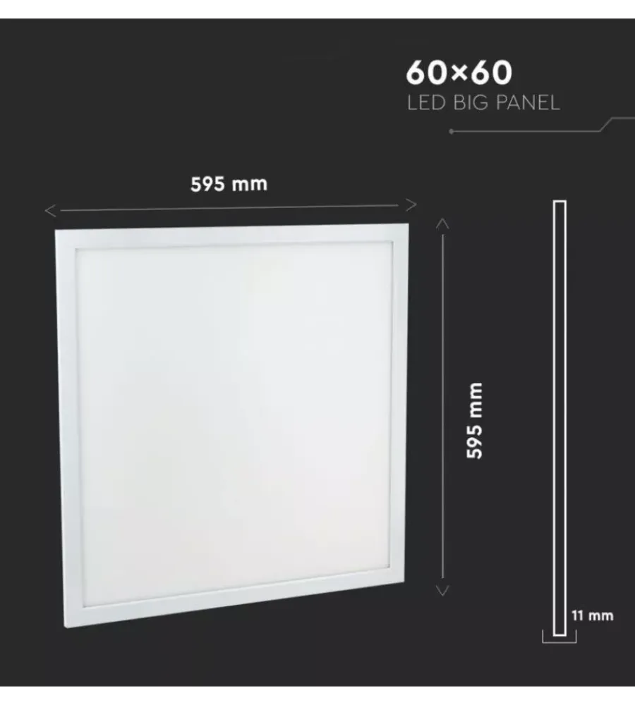 Illuminazione Per Interno- Pannello led 60x60 cm 6400k, 40w