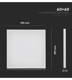 Best Pannello led 60x60 cm 4000k, 36w Illuminazione Per Interno