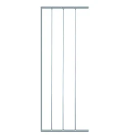 Clearance Pannello ornamentale per recinzione modulare in ferro zincato - 40xh100 cm Porte, Scale E Pavimenti