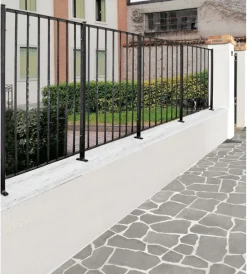 Porte, Scale E Pavimenti-Metal Expert Pannello ornamentale per recinzione modulare in ferro zincato - 40xh100 cm