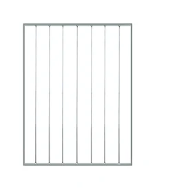 Discount Pannello ornamentale per recinzione modulare in ferro zincato - 85xh100 cm Porte, Scale E Pavimenti