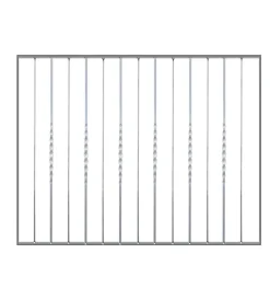 Porte, Scale E Pavimenti-Metal Expert Pannello ornamentale per recinzione modulare in ferro zincato - 150xh100 cm
