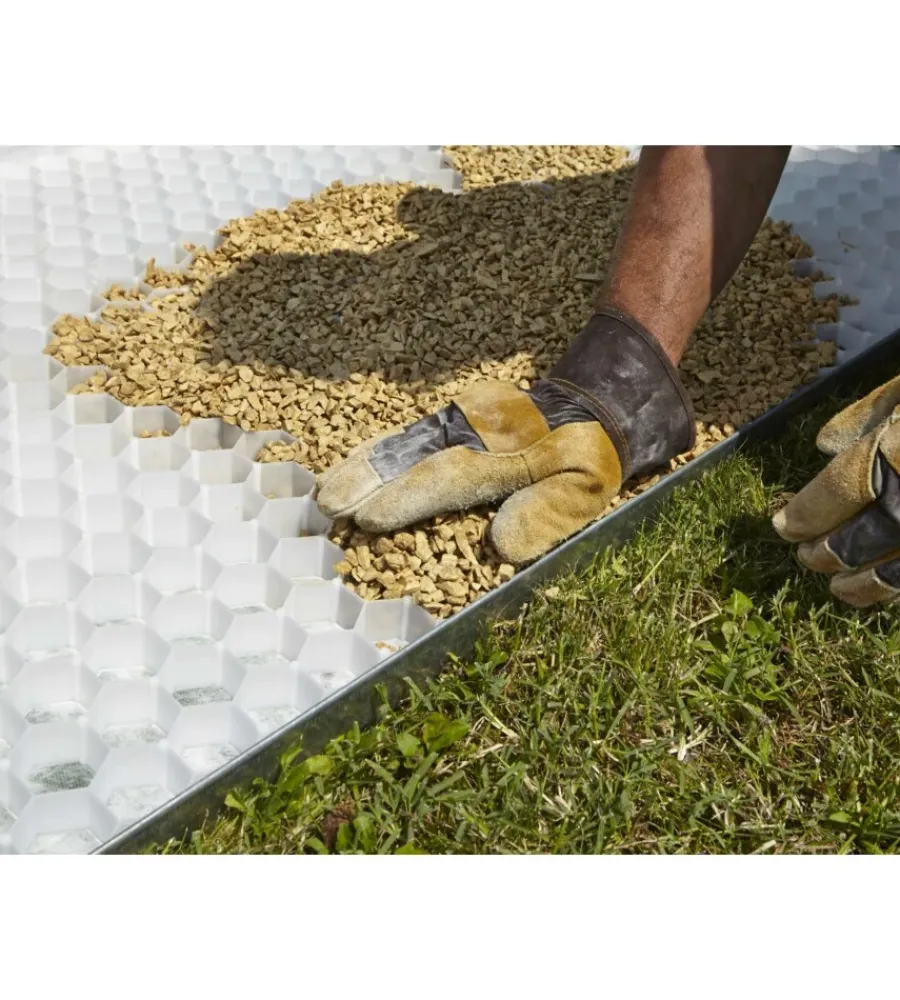 Fontane, Decorazioni E Pavimentazioni|Pannello pavimentazione "gravelfix smart" bianco, 40x80 cm