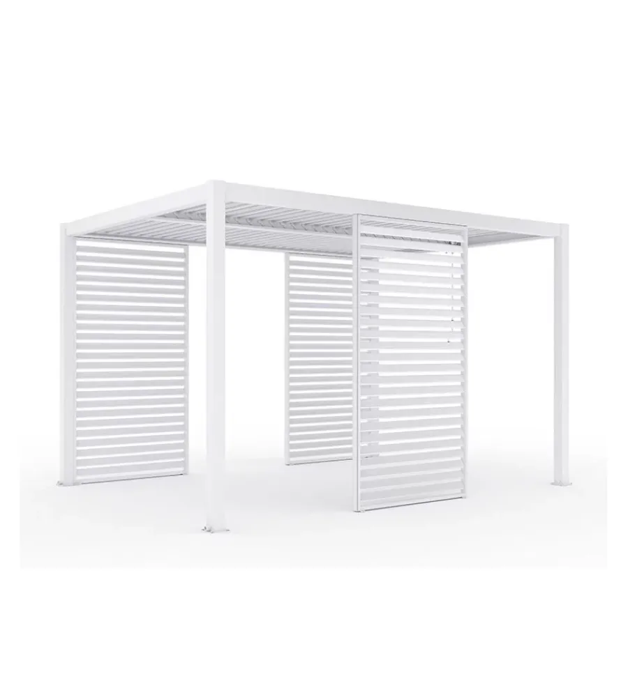 Coperture Per Esterno E Accessori|Pannello singolo fisso per pergole riviera "blind" in alluminio bianco 123x238 cm