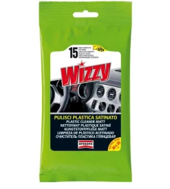 Clearance Panni umidificati per pulizia plastica e cruscotto auto satinato "wizzy" 15 pz Chimico Pulizia